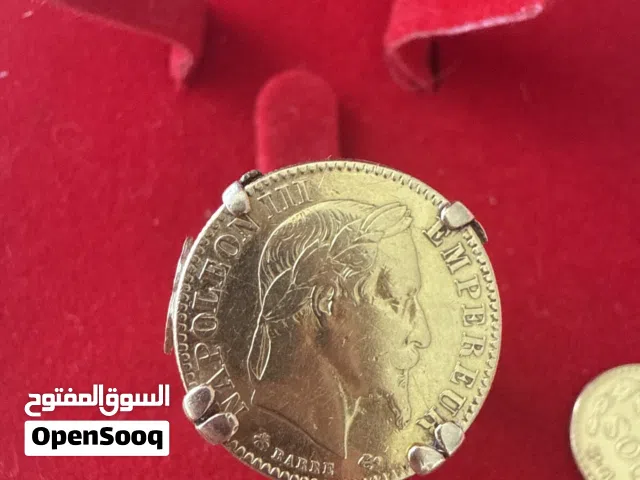 بيع عملات ذهبية عيار 18 من عهد نابوليون