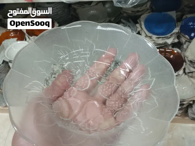 صحون زجاج ب 1.5 الحبه