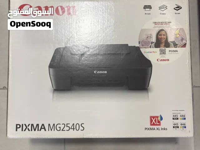 طابعة كانون PIXMA MG2540S عدد (2) مستعمل بحالة جيدة