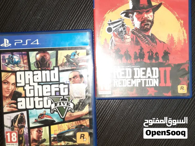 ريد ديد2 و غراند جي تي ايه 5 مع خرائطهم