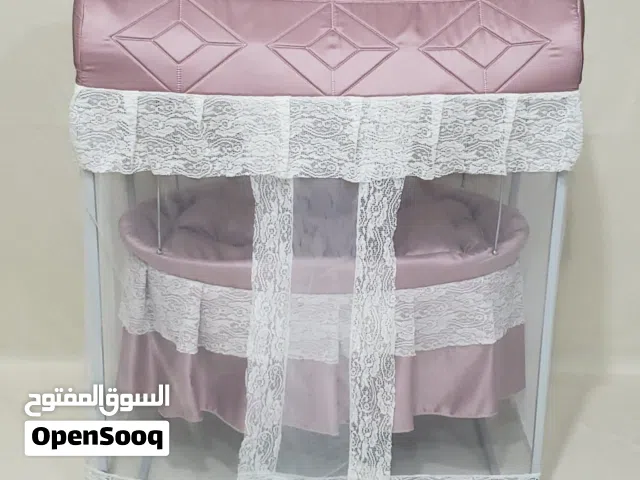 هندول هزاز حديد قوي للمواليد مع فراش وناموسيه ومخده يناسب من مولود الى عمر 6 شهور السعر 14000 ريال