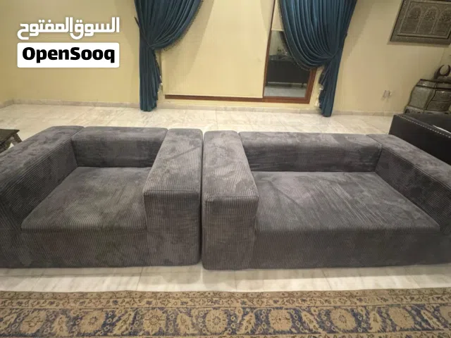 Gray velvet chairs, comfortable used for only one month