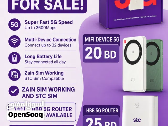 5G Router all STC and Zain