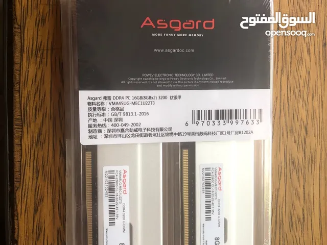 Ram asgard FREYER DDR4 16 (8*2) 3200/3600Mhz promotion