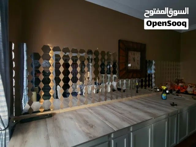 Hexagon mirror wall stickers S,M,L,XL 6pcs/12pcs 5 colors