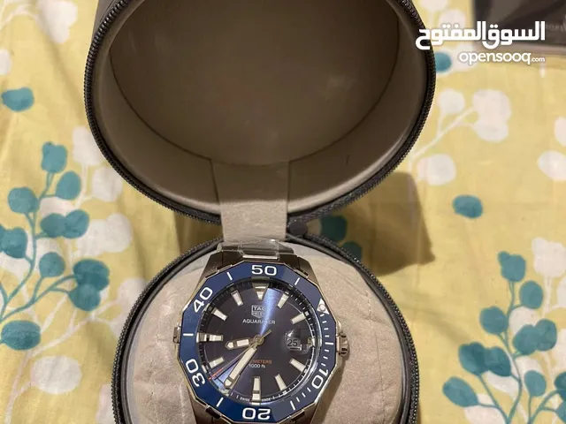 Tag Heuer Blue Aquaracer Calbire 5 Wrist Watch!