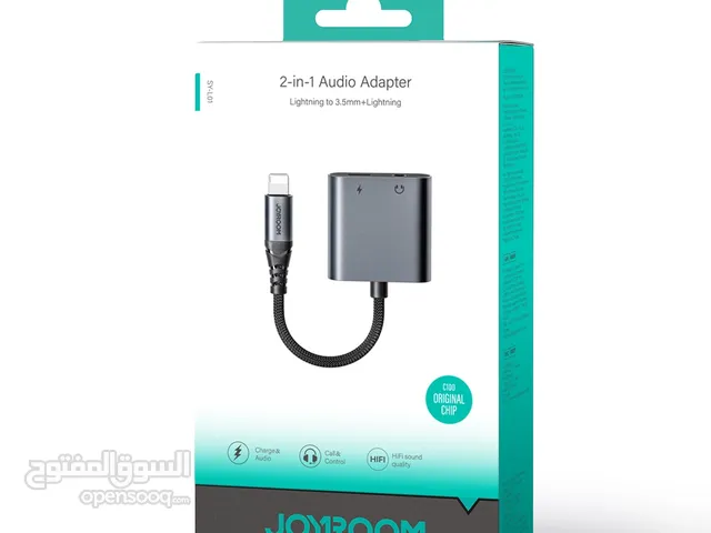 Joyroom SY-L01 محول DAC من Lightning إلى Lightning / 3.5 مم mini jack 2 في 1 - أسود