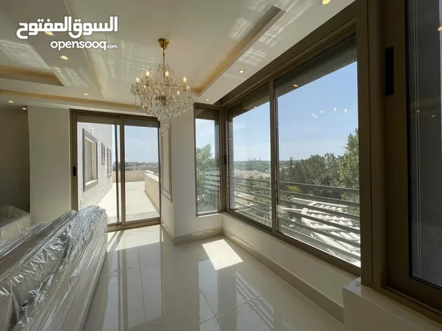 شقة طابقية (سكن خاص) للبيع بإطلالة (بانارومية) وجميلة جداً على السيتي مول وحدائق الحسين وقرب مكة مول