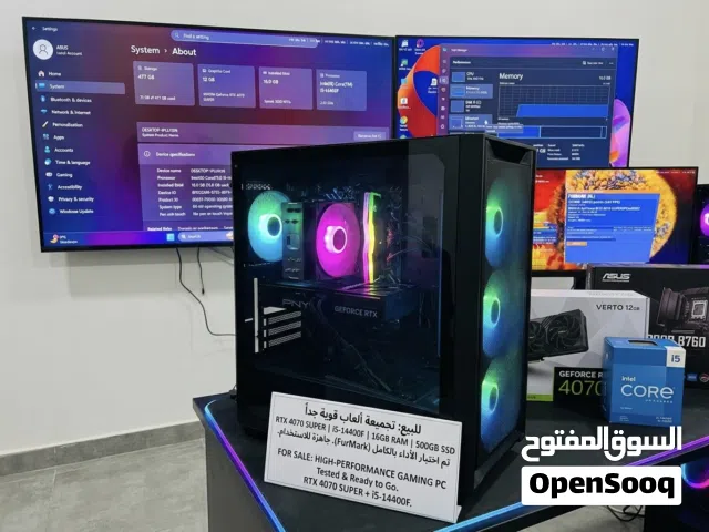 PC Gaming (RTX 4070 Super + i5-14th Gen)