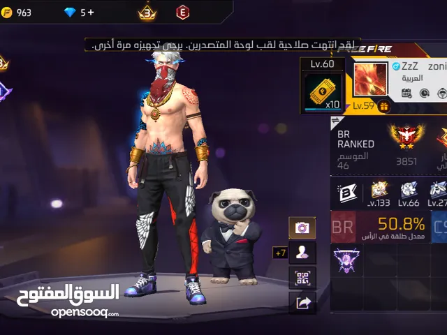حساب جيد لشخص يريد الإستمتاع باللعب