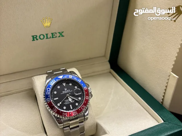 ساعة رولكس بيبسي ماستر كوبي بجودة ممتازة مع بوكس كامل، جديدة ولم تستخدم، شكل فاخر وسعر مناسب