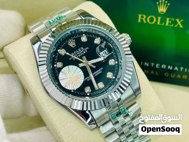 Men’s Luxury Santos-Style Rolex Watch With Box – Premium Silver Edition .Free Delivery Aall UAE