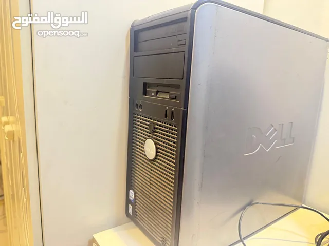 بسم الله الرحمن الرحيم كمبيوتر مكتبي Deel بحاله جيدة يمكن استخدامه للمكتب أو للمنزل