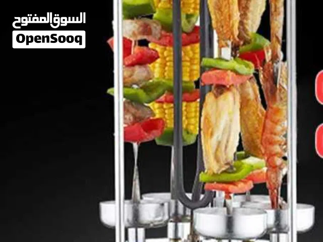 الشوايه الكهربائيه المنزليه 6 اسياخ لشوي اللحوم و الخضار