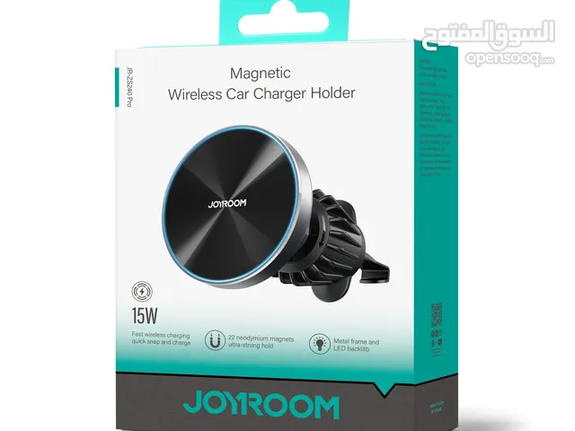 حامل وشاحن لاسلكي مغناطيسي للسيارة JOYROOM JR-ZS240 Pro  JOYROOM MAGNETIC WIRELESS CAR CHARGER HOLD