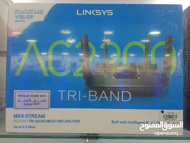 Linksys EA8300 Max Stream Tri-Band AC2200 WiFi 5 Router   لينكسيس EA8300 ماكس ستريم ثلاثي الموجات