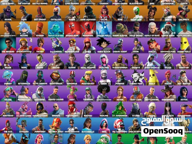 حساب فورت نايت نادرة سيزن ثري