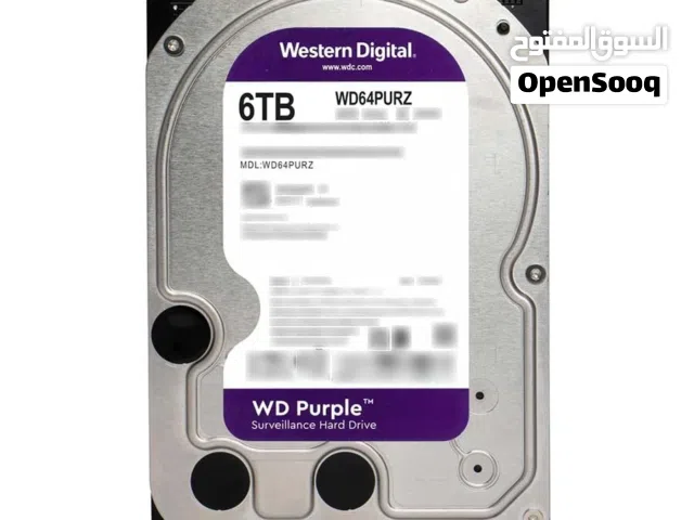 هاردسك داخلي 6tb نظيف نظيف, wd purple
