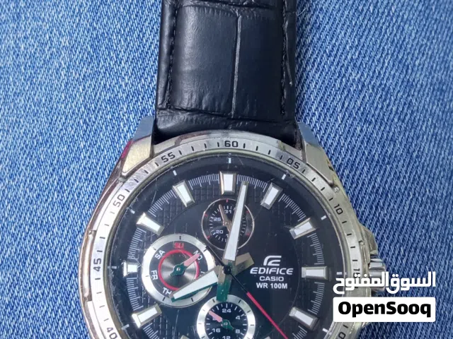 ساعه كاسيو جلد اصليه