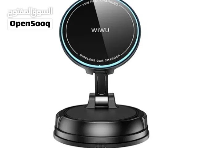 شاحن سيارة ويوو لاسلكي أوتوماتيكي 15 واط- WiWU 15W Magnetic Wireless Car Charger
