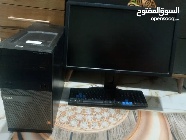 حاسبه للبيع منضديه شغاله ونضيفه وحلوه كيبورد ديد وماوس جديد اقراء الوصف