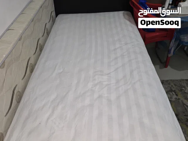 Single bed for one person with mattress  سرير مفرد لشخص واحد مع المرتبة