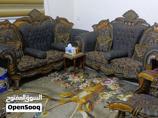 غرفة جلوس خشب زان مصري