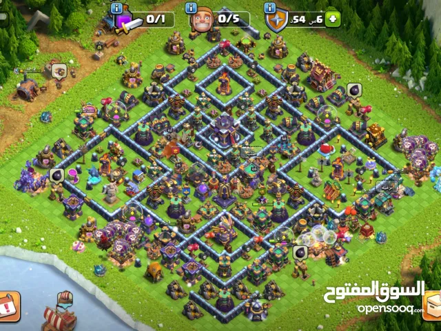 حساب كلاش تاون 15جديد مع كلان لفل6 للبيع ب 250الف فقط تواجد ضمن دمشق