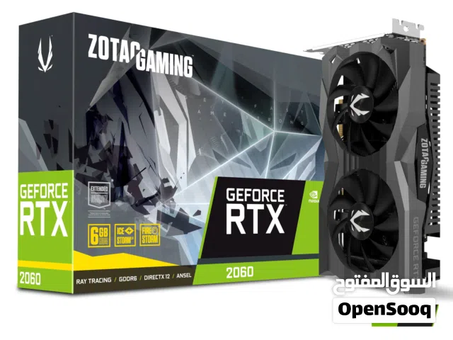 كرت RTX 2060 حالة ممتازة