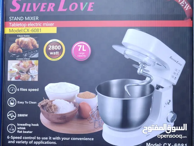 Silver Love Stand Mixer CX-6081 – 2800W 7L Tabletop Electric Mixer