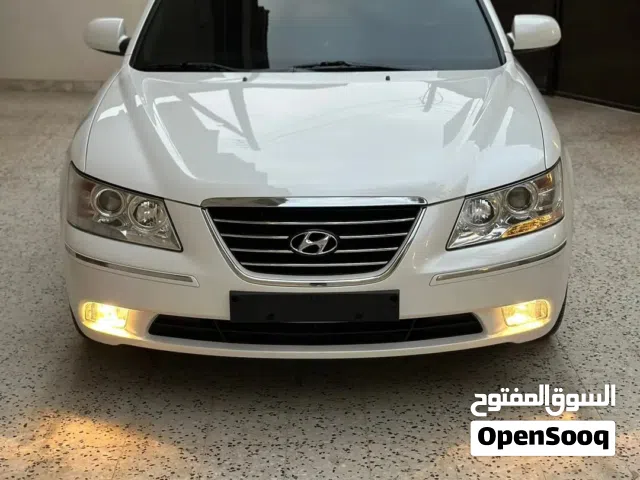 هونداي سوناتا 2009 اللون ابيض سياره درجه اولي بدون عيوب دخول حديث 2026
