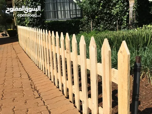 أسوار خشبيه للحدائق والڤيلات والنوادي والكومبوند والكيدز إريا والمزارع والكافيهات والأراضي الفضاء