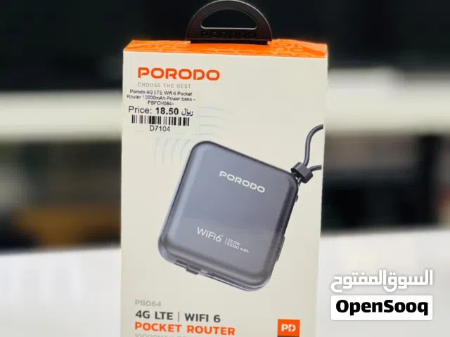 PORODO 4G LTE / WIFI 6 POCKET ROUTER