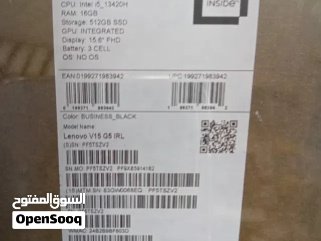 لابتوب جديد lenovo في الكرتونية لم يستعمل I5_13420H الله يبارك لصاحب النصيب البيع مستعجل