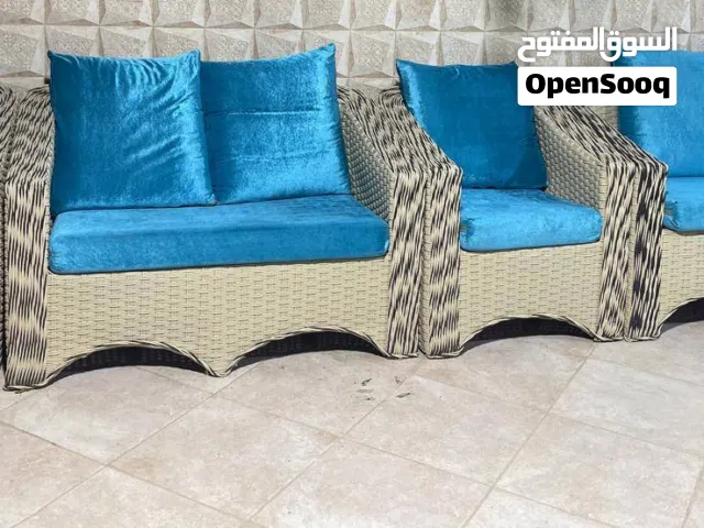 طقم ريتان  سبع مقاعد مستعمل نظيف بحال الوكاله