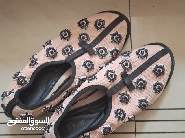 Dior Women's Pink Mesh Beaded Embellished Fusion