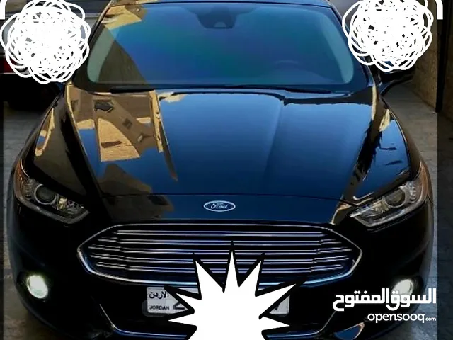 فورد فيوجن اسود كراسي جلد بيج السيارة مكانيك ممتاز 7 جيد