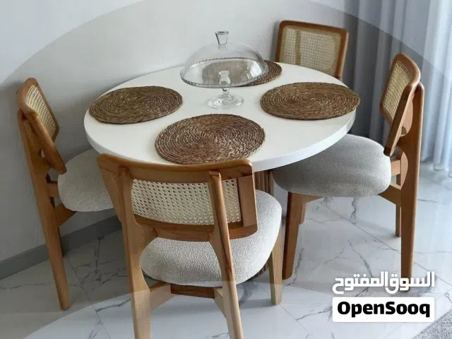 عرووووض بمناسبه السنه الجديده العرض شغال  لحد عيد الفطر  سفره مدوره باربعه كرسي  خشب زان احمر  قطر ا