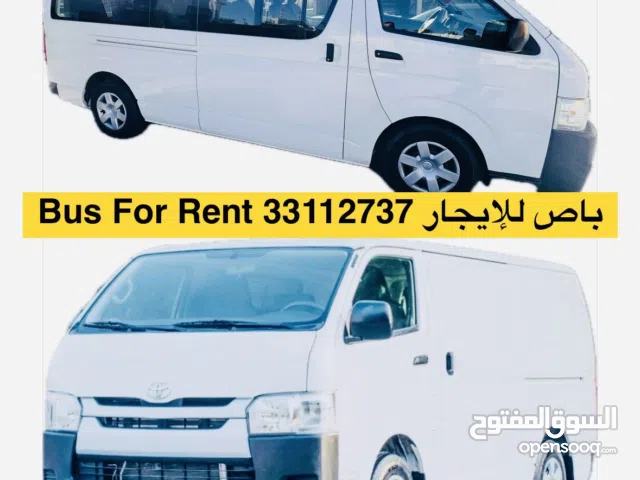 Toyota Hiace Buses & Van For Rent باصات للإيجار