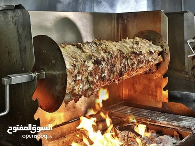 shawarma machine charcoal