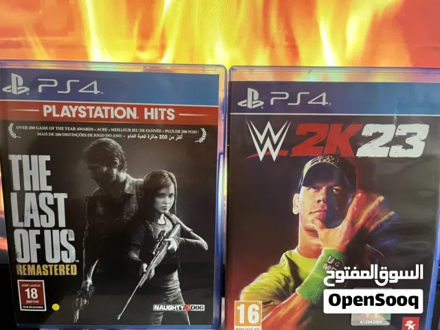 WWE 2k23 bad bunny edition and last of us remastered can be used for ps5 and only pickup no delivery