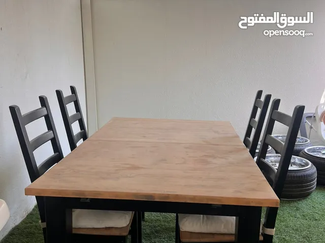 طقم طعام خشبي أنيق مع كراسي - مثالي لمنزلك Stylish Wooden Dining Set with Chairs - Perfect for You