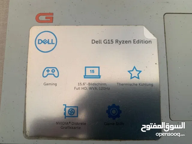 Dell G15 Gaming Laptop Ryzen 7 RTX 3060 32GB RAM
