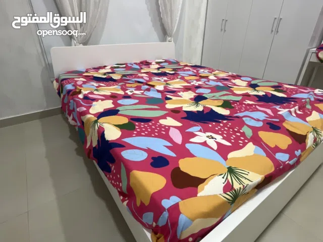 Bed big and white color coming with mattress