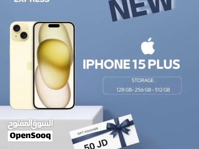 IPHONE 15 PLUS ( 128GB ) NEW /// ايفون 15 بلس ذاكره 128 الجديد