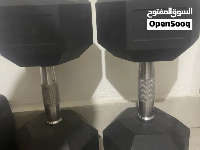 عدد 2 دامبل وبوكس 20 كيلو (دامبل و بار )