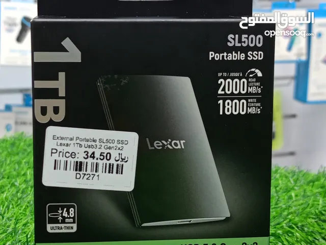 LEXAR EXTERNAL PORTABLE SSD SL500