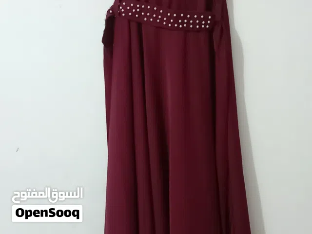 فستان جديد(خياطة) لون عنابي