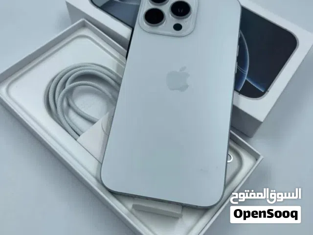 ايفون 16 برو ماكس فضي كامل ملحقات وجهاز نضيف كلش جهاز بي خدش ولا مبدل بي شي