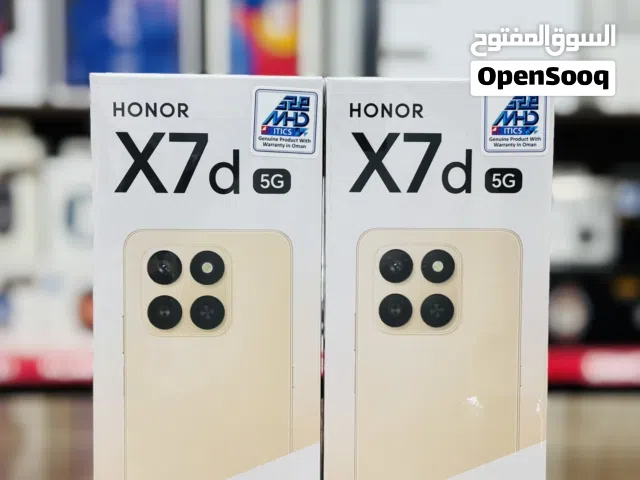 HONOR X7d 5G. 6/128GB  هونر اكس 7 بي 5 جي 6 رام 128 جيجا
